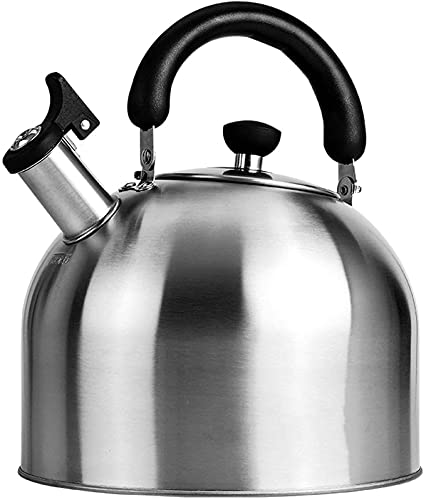 Bouilloire à sifflet durable SHISHI en acier inoxydable haute densité - 2
