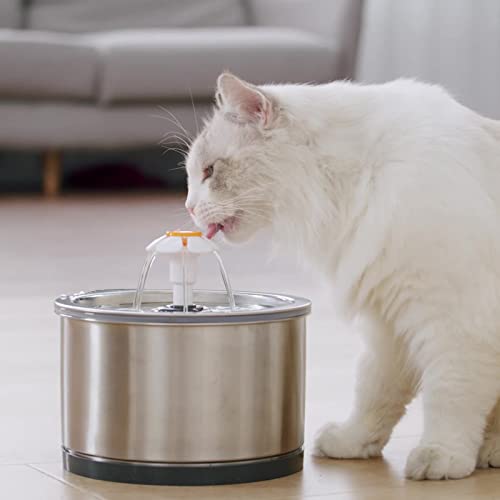 Fuente de Agua para Gatos de Acero Inoxidable 2.5L miniatura 7