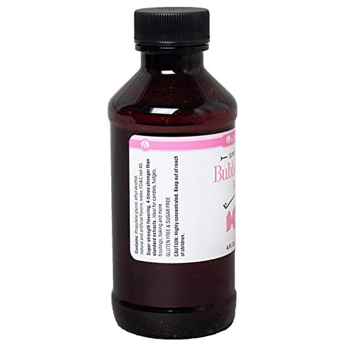 Lorann Bubble Gum Ss Flavor, 4 Ounce Bottle - Includes A Threaded Glass Dropper #TOP3