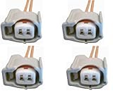 4x Connector 2-way 2 pin for Toyota Fuel Injector 90980-11875