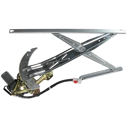 Image of TRQ Left Power Window Regulator & Motor Assembly Drivers Side Compatible with 1996-2000 Honda Civic