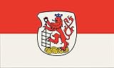 magFlags Flagge: Large Stadt WuppertalBeschreibung des Wappens Das Wappen der Stadt Wuppertal zeigt in Silber Weiß | Querformat Fahne | 1.35m² | 90x150cm » Fahne 100% Made in Ger