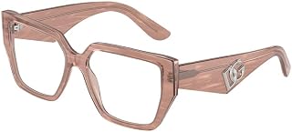 Dolce & Gabbana Eyeglasses DG 3373 F Asian fit 3411 Fleur Caramel, Fleur Caramel, 55/16/145