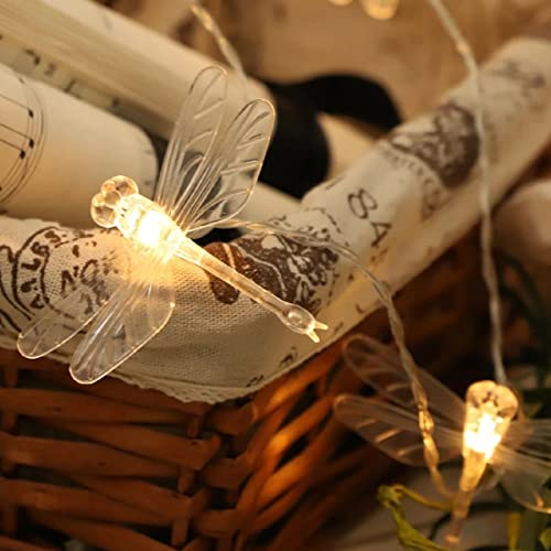 Cadena de luces decorativas Butterfly Christmas 3M 20 luces miniatura 3