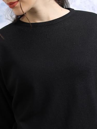 Image of Basic by Tokyo TALKIES Loose Turtle Neck Acrylic Pullover Sweater
