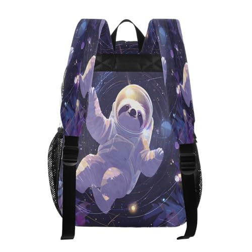 Sloth Astronaut Floating Planet Clear Backpack Heavy Duty See Through Transparent PVC BookBag for Kids Boy Girl School Work3