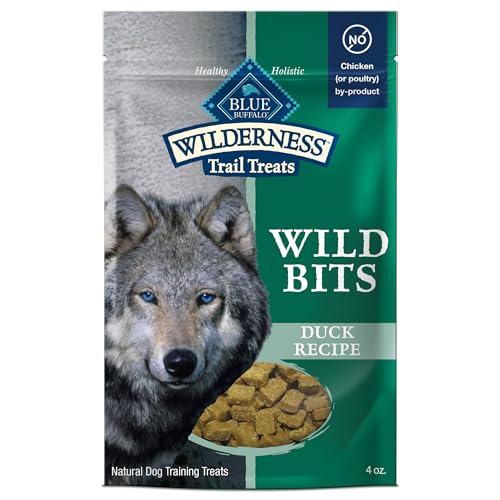 Blue Buffalo Wilderness Wild Bits Soft & Chewy Dog Treats, Grain-Free, Duck, 4 oz. - image 1