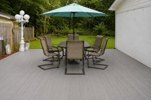 Image of d-c-fix Outdoor Flooring Roll - Grey Oak Wood - 6' x 12', 72 sq.ft - Waterproof & All-Weather Floor Covering - Ideal as Carpet or Tile Replacement for Boat Decking, Balcony, Backyard Patio & Porch