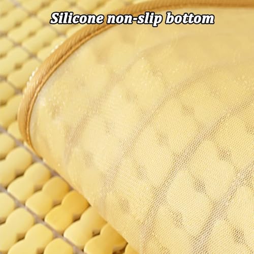 Esterilla de bambú plegable y transpirable para cama en verano 6