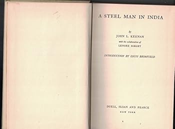 Hardcover A steel man in India, Book