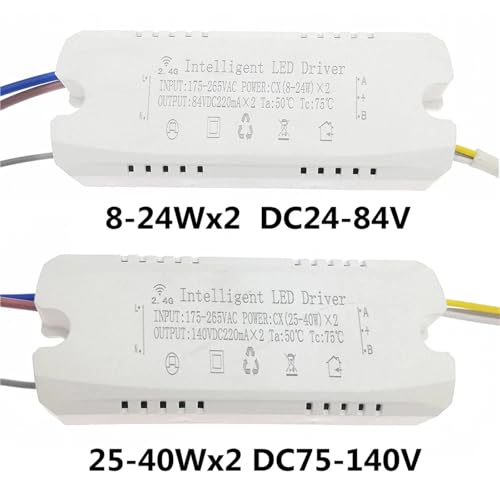 Transformateur LED 8-24W x2 variable avec télécommande 2.4G AC220V - 3