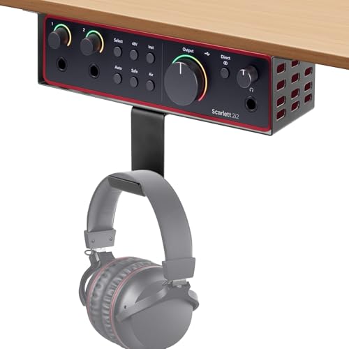 Amazon.co.jp: Focusrite Scarlett 2i2 第4世代用メタルアンダーデスク