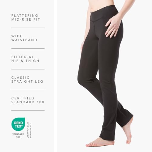 Fishers Finery Women's Ecofabric Straight Leg Yoga Pant3