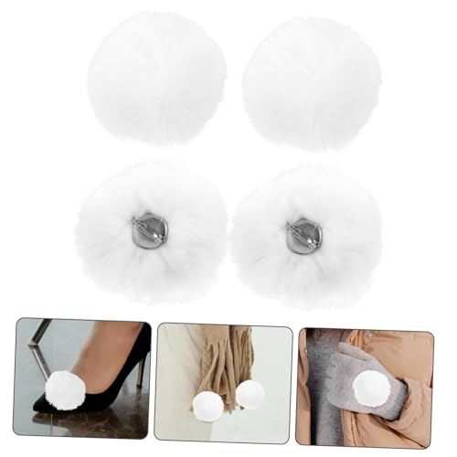 Pompom fausse fourrure fluffy pour customisation de mode