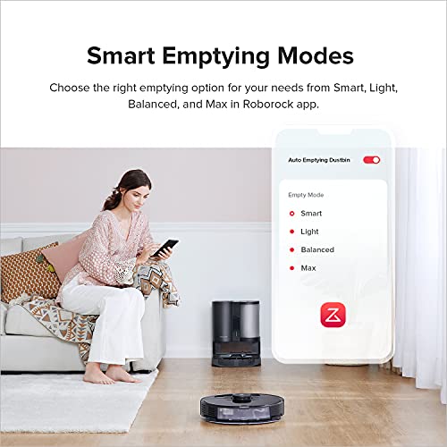Image of roborock Auto-Empty Dock, Automatic Dust Collection, 3L Dust Bag Holds up to 60 Days of Dust, App-Controlled, Suitable S7, S7MaxV Robot Vacuum, Black