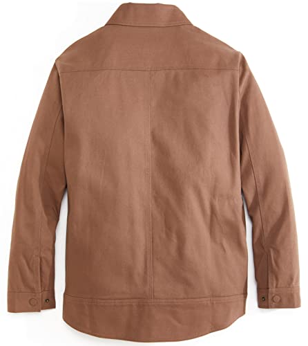 Venado Concealed Carry Shirt Jacket For Men - Heavy Duty Canvas - Conceal Carry Pockets (Brown, Large) #TOP4