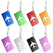 QOOSIKICC 8 Pcs Metal Luggage Tags, Travel Tags for Luggage, Suitcase Tag with Name Address Tel Email Labels, Baggage Handbag Labels Prevent Loss for Travel Business Trip Suitcase