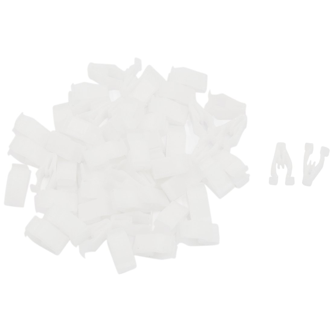 20 Rivets En Plastique Blanc Pour Tableau De Bord Et Garniture Voiture - Fixations Solides