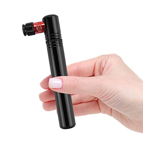 Bomba de bicicleta, Romacci Minibomba de 120 PSI com suporte de montagem se encaixa nas válvulas Pre