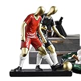 Regali divertenti: delizia gli appassionati di sport con questa statua di calciatore accuratamente realizzata che aggiunge finezza a qualsiasi stanza. Un bel regalo di compleanno, anno, San Valentino, festa dei bambini o Natale, che trasuda eleganza e valorizza gli spazi abitativi.