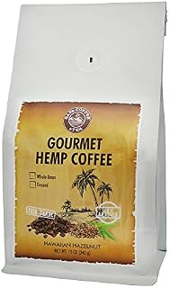 Sapa Hemp Coffee Hawaiian Hazelnut - Fair Trade 100% Arabica 12 oz Whole