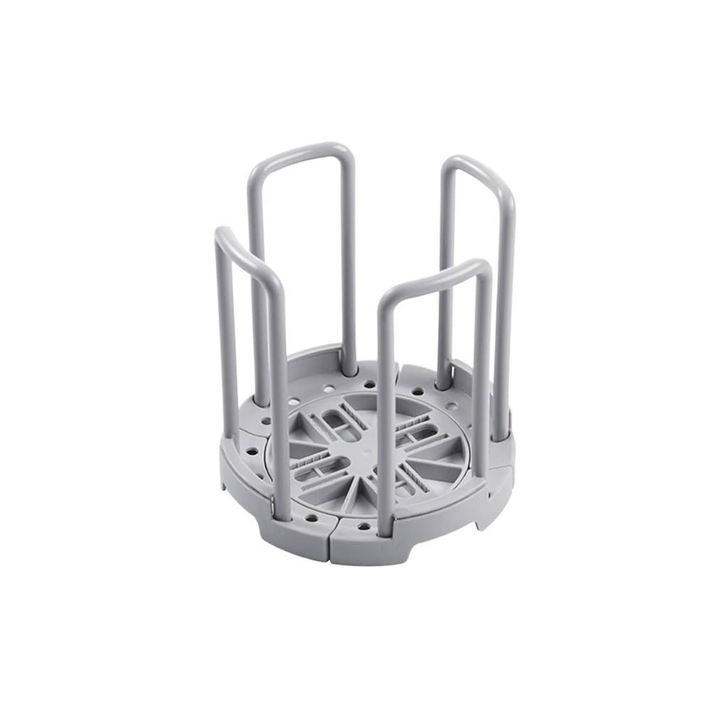 Jobaojiang Plastic Desktop Bowl Holder Removable Multifunctional Drain Cup Shelf Retractable Dishes Storage Rack Kitchen(1PC Black)