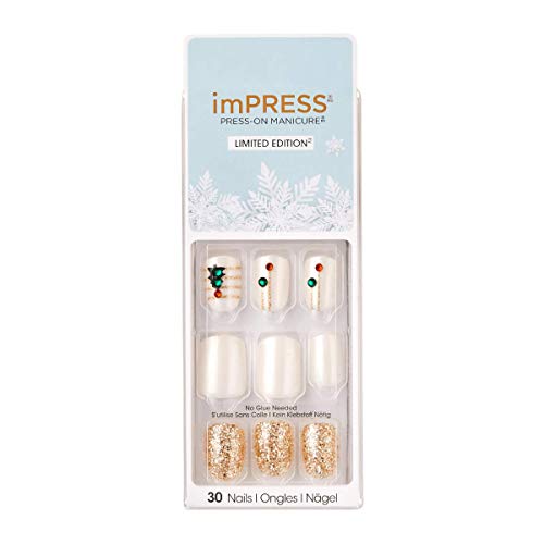 imPRESS Press-on Manicure Kit Holiday Designs - First Snow