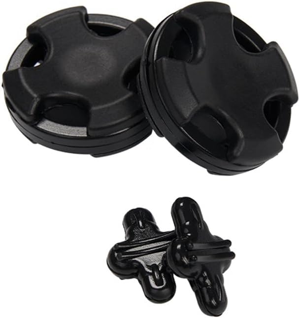 Tsudoku2Pcs Archery Limb Dampeners Rubber Shock Absorbers Bow Bowstring Noise Reduction Equipment Recurve Bow Accessories Black Rubber Bow Silencers Recurve Bow Accessories