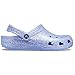 Crocs Classic Clog – Glitter Unisex Clogs for Women and Men - Croslite™ Upper – Adjustable Heel Strap - Glitter Moon Jelly Men's 13, Women's 15 Medium
