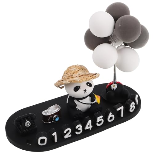 Placa de matrícula para coche de panda ideal para evitar multas al aparcar