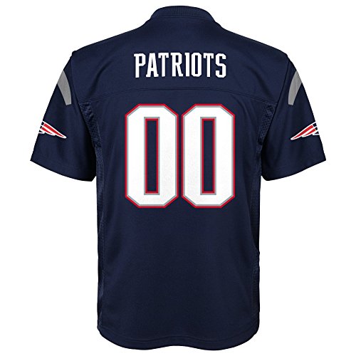NFL Kids & Youth Team Color Fashion Jersey, New England Patriots, Kids Medium(5-6)