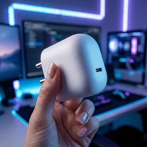 Image of Google 45W Type C Fast Charger Adapter | Compatible with Pixel 10a /10 Pro, 9 Pro /9 /9a, 8 Pro /8 /8a, 7 Pro /7 /7a, 6 Pro /6 /6a, Pixel Fold, Pixel Tablet, Chromebooks & Laptops | 45 W Quick Charge - White