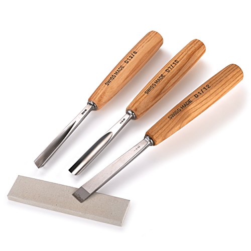 Pfeil Swiss Made Intro Set, 4 pc Woodcarving Tools