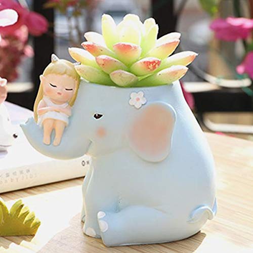 Brotherhood Enterprise Resin Pot Cute Girl on Elephant Resin Succulent Pot|Resin Planter for Succulent Pots Trendy and Succulent Indoor and Outdoor Pot with Beatiful Handcraft (Without Planter) (B08TVYPYYP) Amazon Price History, Amazon Price Tracker