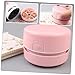 Mikikit 2pcs Portable Handheld Vacuum Cleaner Compact Electronic Desk Cleaner for Home Office Car Effortlessly Removes Dust Hair Crumbs Lightweight Convenient Design