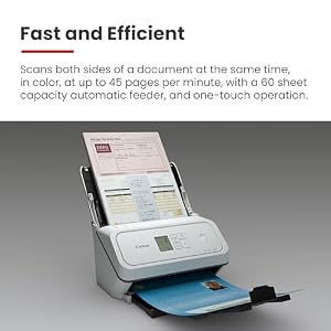 Canon imageFORMULA R40II Office Document Scanner - Duplex Scanning, Easy Setup, Scans a Wide Variety of Documents, Scans to Cloud — photo 4 of 6