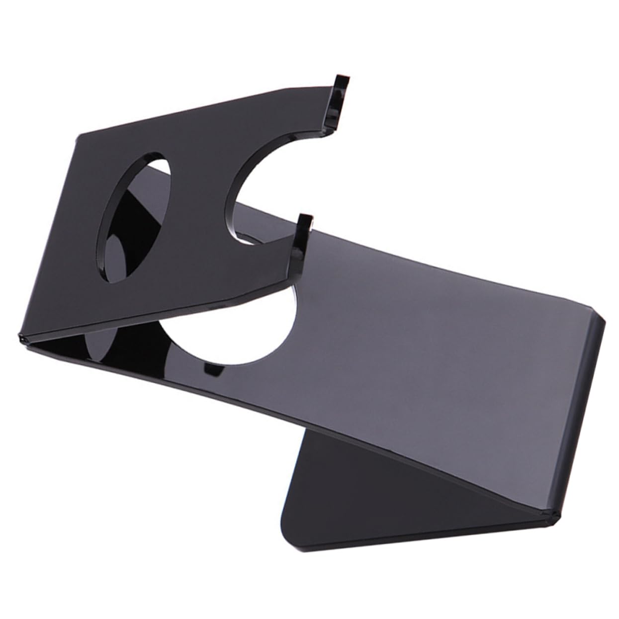 OSOLADY Razor Stand Organizer Modern Shaving Brush Holder for Bathroom Sturdy Design Keeps Brushes Dry for Home Salon Use Space Saving Grooming Tool