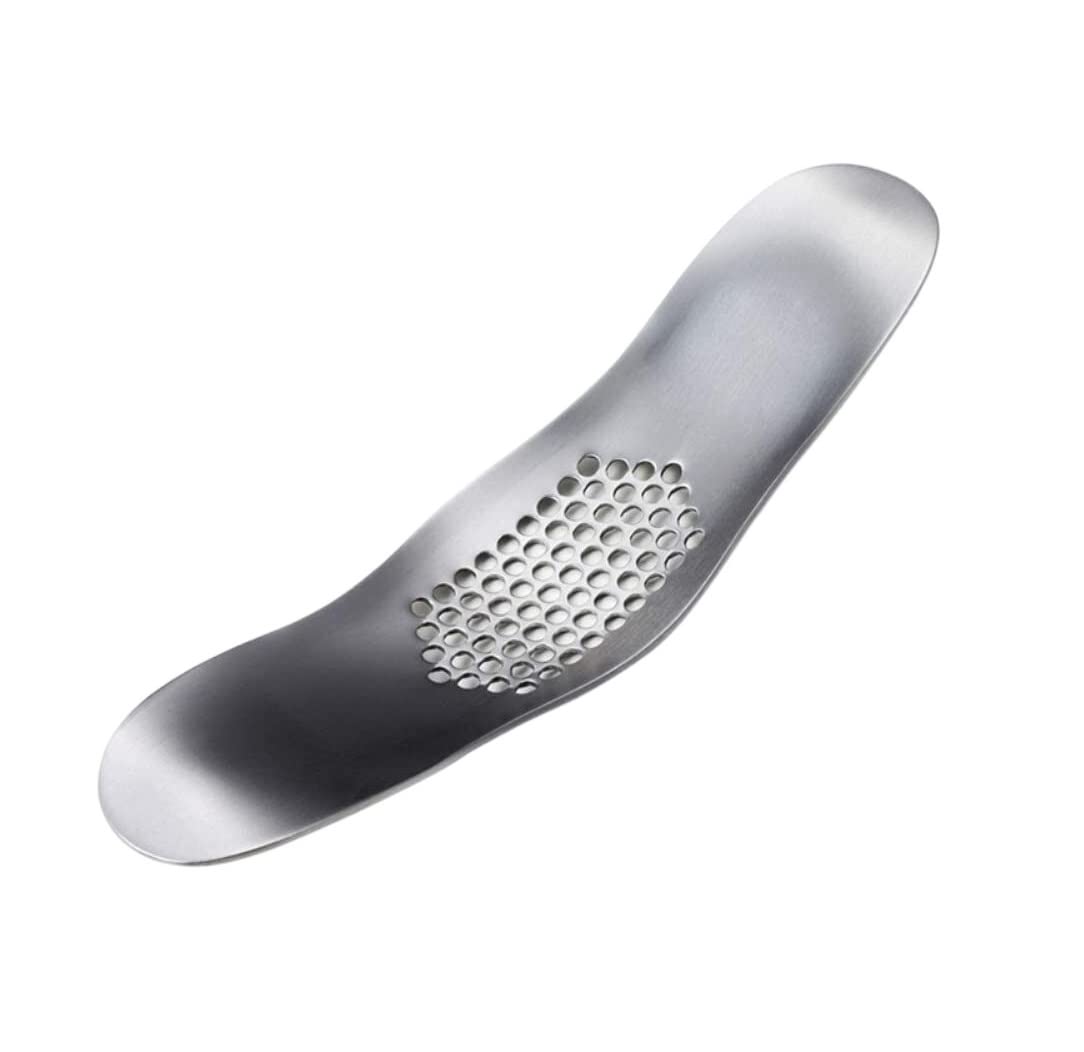 Knoblauch Stampfer Edelstahl-Knoblauchpresse Knoblauchzerkleinerer Metall-Ingwer-Knoblauchschneider FüR Knoblauch Ingwer