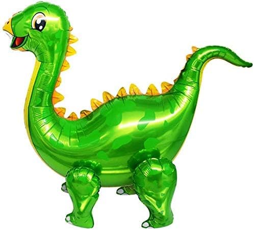 4Pack Giant Self Standing Dinosaur Foil Balloons for Dinosaur Birthday Party Supplies Decorations