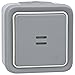 Produktbild AP/FR Kontroll/Wechsel-Schalter, IP55, grau, LEGRAND PLEXO