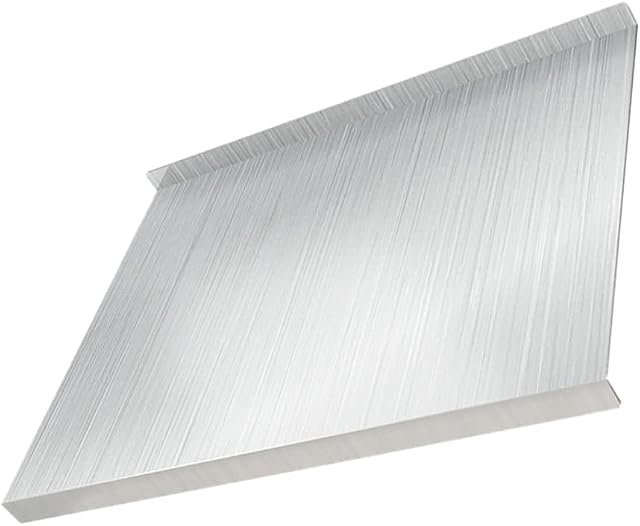 HEMOTON Stainless Steel Cutting Board Chopping Board Non Stick Baking Board for Kitche Pastry Board for Meat Vegetables Bread Cutting Mats Sliver