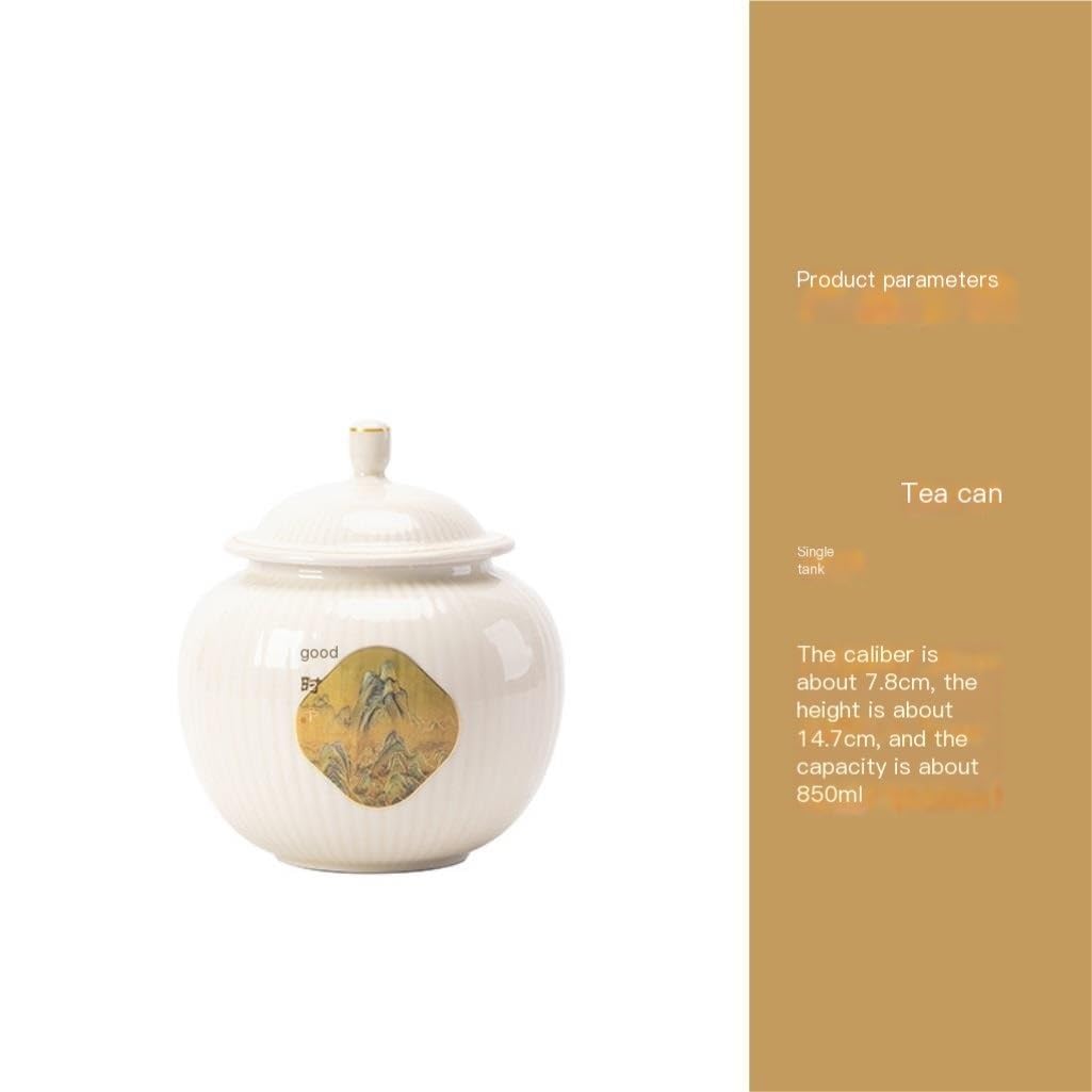 Pojemniki na herbatę do luźnej herbaty ceramiczny luźny zbiornik do przechowywania herbaty pusty zbiornik duży zamknięty zbiornik gospodarstwo domowe czarna herbata zielona herbata pojemnik