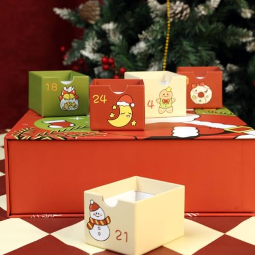 Calendrier de l'Avent pliable solution gain de place pour Noël 2025 - 2