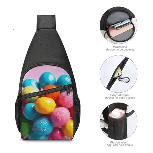 Morrales Colorful Candy Casual para Viaje y Senderismo miniatura 5
