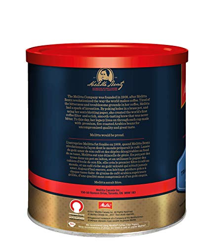 Melitta Traditional Medium Roast Coffee, Ground Coffee, 100% Arabica Coffee Beans, Premium Coffee, Kosher Certified, 930 G #TOP1