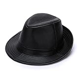 [Soigneusement cousu] chapeaux fedora pour hommes, des tours méticuleux font passer le fil, en utilisant du fil de coton résistant, les coutures sont uniformes et lisses, résistantes à l'usure, ne tombent pas facilement et améliorent la durée de vie du chapeau. Absorbant la transpiration et respirant : la doublure intérieure est en coton confortable et la couche extérieure est en peau de mouton avec des pores respirants, qui absorbe la transpiration et n'est pas étouffante, chaude et confortable