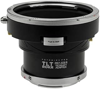 Fotodiox Pro TLT ROKR - Tilt/Shift Lens Mount Adapter Compatible with Pentax 6x7 (P67, PK67) Mount SLR Lenses to Canon RF Mount Mirrorless Camera Body