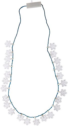 Amscan 318986 Snowflakes Light-Up Necklace, 1ct