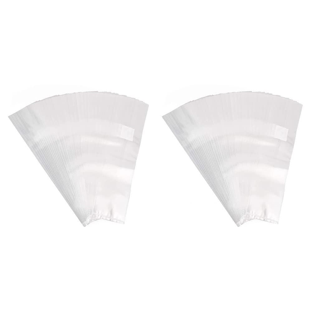 Hndhbfgrt 200Pcs Mushroom Growing Bag Spawn Bags Thick 6 Bags 5.9Inchx13.8Inch 0.2 Micrometre Filter Breathable Autoclavable