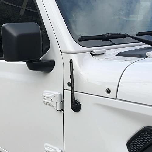 Image of KSaAuto Short Antenna for 2007-2023 Jeep Wrangler Accessories JK JL Unlimited Gladiator Accessories JT, 7 Inch Jeep JK JL Radio Antenna